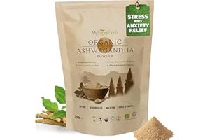 MySuperfoods Organic Ashwagandha Powder 200g, Rich Source of Vitamin B6 & B12