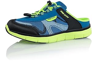 Procity Damen Herren Clogs atmungsaktive und Pflegeleichte Pantoffeln leichte Hausschuhe