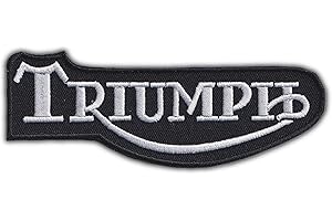 FROM HAWAII WITH LOVE A003 - Ecusson Patch Brodé Thermocollant - Longueur 12 cm - Moto Motocycle Uk Royaume-Uni Rétro Vintage Combinaison Pilote