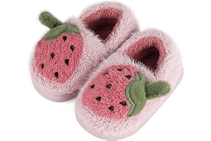 MASOCIO Zapatillas de Estar por Casa Niño Niña Invierno Pantuflas de Cálido Suave Algodón Antideslizante Talla 20-33 EU