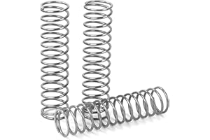 GUNGY Ressort de Compression 80mm Ressorts Compression en Acier Inoxydable Diamètre du Fil 1,7mm Diamètre Extérieur 20mm Force du ressort 3,6KG 4 Pièces