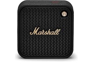 Marshall Willen II Haut-parleurs Bluetooth sans Fil 17 Heures de Lecture IP67 étanche Charge Rapide - Noir et Laiton