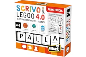Headu - Scrivo & Leggo 4.0 Prime PArole - Il primo gioco educativo animato e parlante! Gioco Educativo Per Bambini 3-6 Anni, Made In Italy | IT59940
