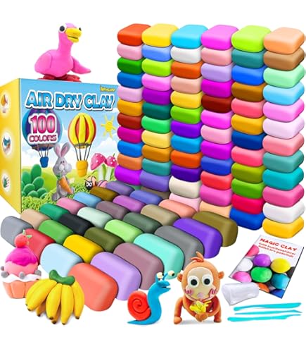 36-pack - Modelleerklei - Ultralichte luchtdrogende klei - Magische klei - Plasticine Artist Studio Speelgoed voor doe-het-zelf kunst- en