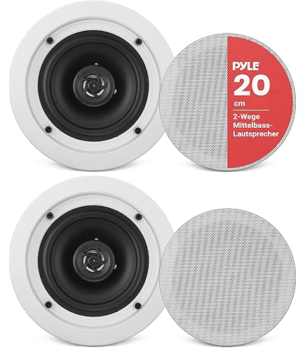 Power Dynamics FCS6 Deckenlautsprecher - 6,5 Zoll Low Profile 120W