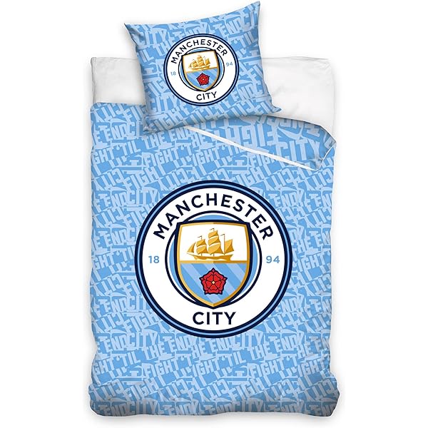Geburtstagskarte Für Sohn – Manchester City Design, Mit Silberfolie, 228x158 Mm, Inkl. Umschlag