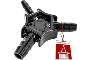 BOOPARTS - Calibreur Ébavureur Ø16-20-25 mm | Outil de Calibrage et Ébavurage pour Tuyaux Multicouches, PEX, PER et Composites | Poignée Ergonomique, Précision Professionnelle et Finition Parfaite