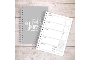 BLOOMINGORGEOUS Slimming World Compatible Food Diary, Diet Planner, Weight Loss Journal, SW9 - Find Yourself