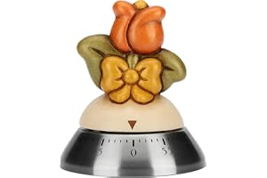Portabicchieri Singolo In Ceramica THUN Linea Country Con Tulipano – Elegante E Dipinto A Mano