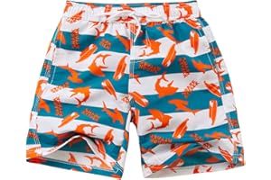 Adorel Shorts de Bain Maillots Plage Surf Eté Imprimé Garçon