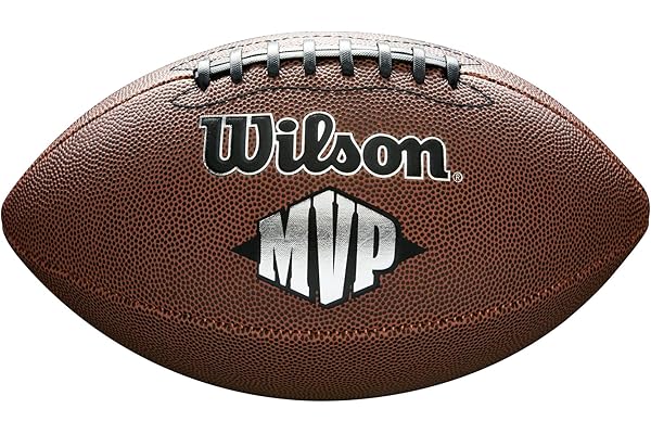 Wilson, Ballon de Football Américain, NFL MVP, Cuir Synthétique, Brun, pour Les Activités de Loisirs, WTF1411XB