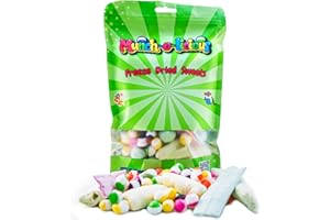 Munch-o-licious Freeze Dried Sweets - Sour Pick and Mix Bag, Vegan & Halal - Freeze Dried Candy Gift - TikTok Trendy American Sweets - Fun Christmas Treat, Perfect for Gifting (Huge Bag, 250, gram)
