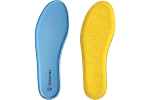 Knixmax Memory Schaum Einlegesohlen für Herren Damen - Weich Einlagen Komfort Schuheinlagen für Sport, Freizeit und Beruf - für Sneaker, Stiefel, Wanderschuhe Gr.36-47