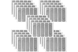 AMANDELIZABE Set di riparazione per zanzariera, 110 pezzi, zanzariera, zanzariera, zanzariera, zanzariera, zanzariera, set di riparazione per insetti, chiusura, protezione autoadesiva, zanzariera per