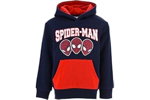 Marvel Spiderman Sudadera con Capucha para Niño, Sueter Sudadera Textil Suave, Sudadera para Niños, Regalo para Niños, Tallas 3 a 8 Años