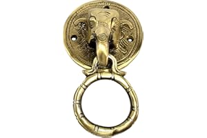 eSplanade Aldabas de bronce del elefante del reno del conejo del caballo Elefante Dorado