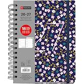 Miquelrius - School Diary 18 Months 2026 2027 Week to View A5+, Lilac | 18 Months, 15.5 &times; 21.3 cm, Double Spiral, Double Inne