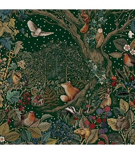 Cartes De Noël Caritatives Museums & Galleries - Lot De 20 - 4 Motifs Festifs - 12,3x12,3 Cm - Enveloppes Incluses