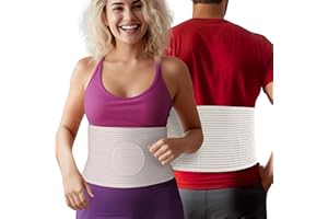 ARMSTRONG AMERICA Hernia Belt for Men or Women | C Section Belly Binder & Abdominal Binder | Post Surgery & Pregnancy Tummy Tuck | Hysterectomy, Umbilical Hernia | Postpartum Belly Band & Belly Wrap | (L/XL) 37" to 51"