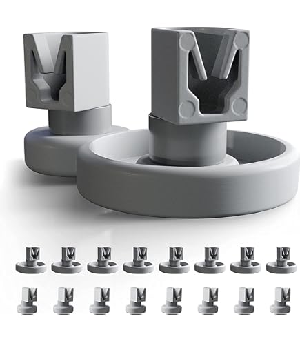 Kit Da 8 Ruote Per Cestello Lavastoviglie BOSCH Ricambi Rotelle Cesto - Foto 8