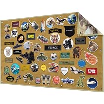 Panneau Velcro Pour Patchs Militaires 110x70cm - Organisateur Mural Tactique DTYGUIXE