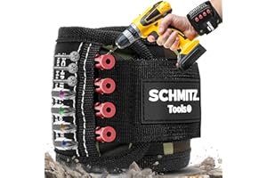 ‎SCHMITZ.TOOLS SCHMITZ.Tools Geschenke für Männer - Magnetarmband Handwerker Gadget mit 15 starken Magneten - Männergeschenke für Papa Geschenk Mann - Geburtstagsgeschenk für Männer - Gifts for Men