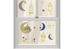 amscan Dekoration Ventana, Papel, Multicolor