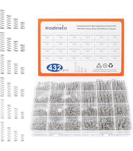 200Pezzi Molla Assortimento Set, Set Di Molle Assortite, Molla In - Foto 7