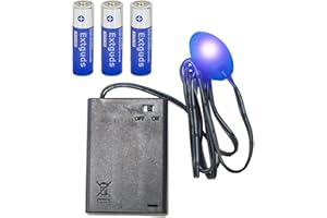 CARBONMAN Fake Car Alarm, Dummy Car Alarm,(Batteries Included) LED Light Simulate Imitation Security System, Warning Anti-Theft Flash Blinking Lamp (1Pack, Blue)