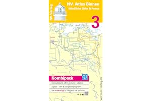 NV CHARTS Cartes Navigation fluviales Allemagne Die nördliche Oder & Die Peene