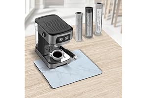 Tappetino Macchina Caffe - Tappetino Scolapiatti Assorbente Cucina by Creative Corner 30x40 Marmo Grigio - Tappetino Assorbente Cucina - Tappeto Macchina Caffe