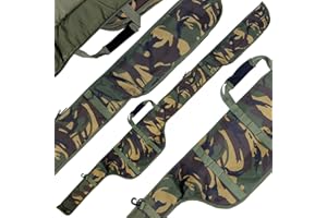 NGT Fishing Holdall Rod and Reel Single Sleeve for 12ft Carp Rods Padded Stylish DPM Camo Design Zip Fully Lined (3)