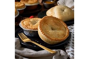 GREENHALGH’S CRAFT BAKERY LTD Greenhalgh's Potato and Meat Pies - Box of 4 Potato and Meat Pies - Delicious and Freshly Baked for Our Loyal Customers - Reliable and Award-Winning Family-Owned Craft Bakery for Over 60 Years