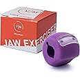 Jaw Exerciser Double Chin Reducer | Jawline Exerciser Chew | Jaw Trainer | Face Slimmer | Jawline Shaper | Neck Trainer | Anti-Aging Woman & Men (Violet)