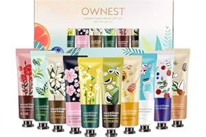 FREEORR Ownest 10 Pack Plant Fragrance Hand Cream Moisturizing Hand Care Cream Travel Gift Set With Natural Aloe And Vitamin E For Men And Women-30ml