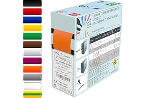 MarketConnect® Gaine Thermorétractable Ø 3,2 mm, L 15mt • ORANGE • MINIBOX 2:1 STANDARD