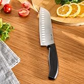 Karaca Dr. Inox Santoku Bı&ccedil;ağı 30 cm Siyah