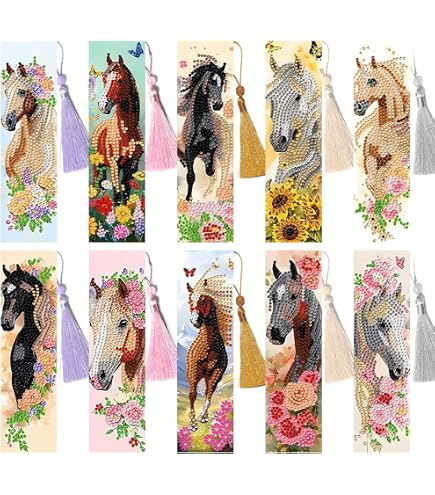 Marque-page 3D LiveLife - Cheval Artistique Lenticulaire, Licence Carol Cavalaris, Pampille Décorative