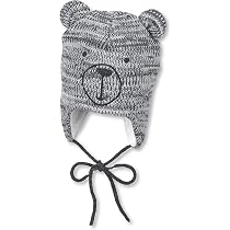 Sterntaler Kinder Strickmütze Mit Bären-Gesicht - Weich, Warm & Mit Ohrenklappen Für Babys