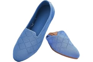 Puxowe Bailarinas Mujer Cómodas - Zapatos Elegantes Slip-On de Punto Ballerina para Mujer