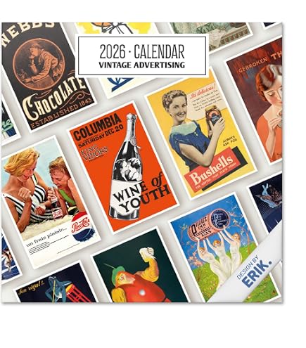 Calendrier Mural 2026 Thème Classiques Du Cinéma - Format 30x60 Cm, Papier 140g, Multilingue, De Janvier à Décembre - 3