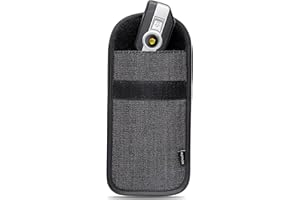 EXOSFER - Etui Anti RFID, Anti Ondes - Étui Clef de Voiture, Blocage Signal RFID - Pochette Cage de Faraday - Antivol, Anti Piratage Clé Auto - Protection Badge Télépéage. Jeans Medium à l'unité