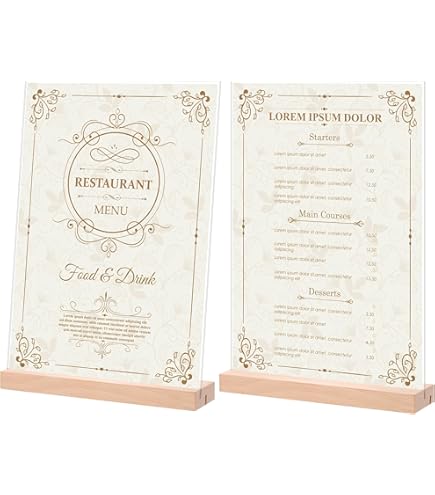 Lot De 6 Présentoir De Table A5, Présentoirs De Table A5