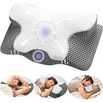 Cuscino Ortopedico Per Apnea Notturna - Ergonomico, In Memory Foam, Per Dormire Di Lato, Schiena O Stomaco - Foto 6