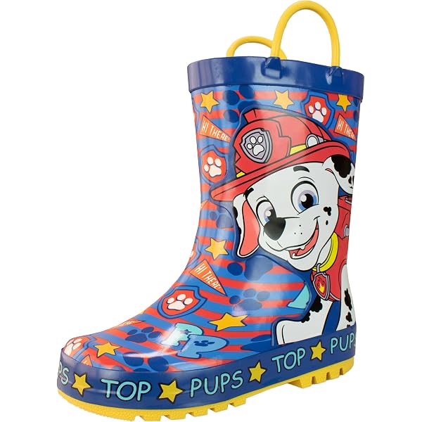 Bluey Bottes De Pluie Filles Roses Avec Bluey Et Bingo - Caoutchouc Officiel 21-28