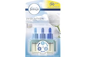 Febreze 3 Volution Recharge pour Désodorisant Électrique Pureté de Coton  20 ml - Lot de 2