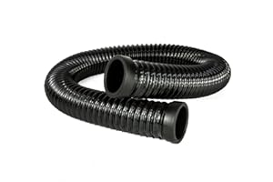 RAMAIR FILTERS Ramair Filter CAD50-1000bk-2 Cold Air Feed Black Ducting, 50mm x 1m