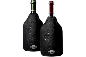 SILBERTHAL Set 2 Enfriadores de vino - Flexible e impermeable - Dura horas - Funda para botellas de vino congelador