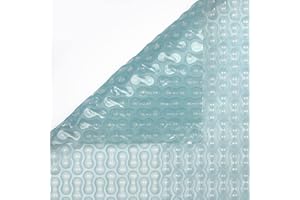 BÂCHES-PISCINES.COM Bâche à Bulles Non Bordée 8 x 4 m - Piscine Enterrée et Hors-Sol - Cristal 500 microns - Fabrication Française - Direct Usine