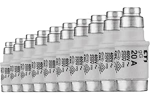 REV Neozed, Sicherung D02/E18 20A -10 Stück, 250VDC / 400VAC, grau
